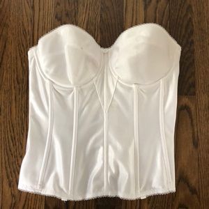 26D white corset Dominque bra worn once
